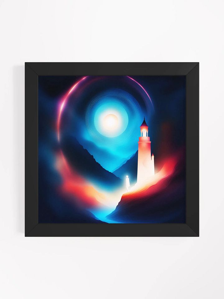 Illuminated Through Suffering - Framed High-Quality Matte Poster product image (1)