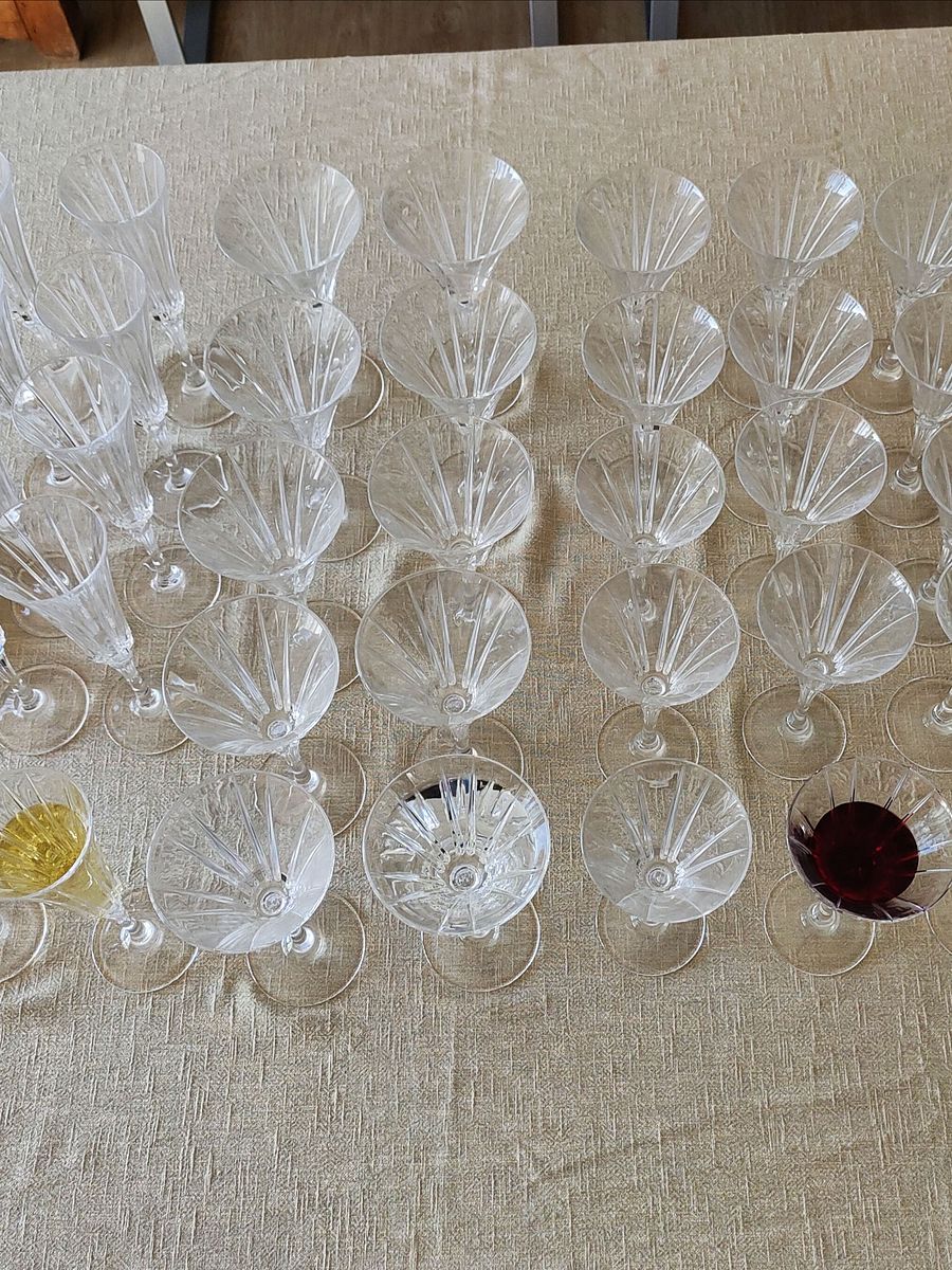 Cristal vintage, Conjunto 40 copos e 1 garrafa product image (9)