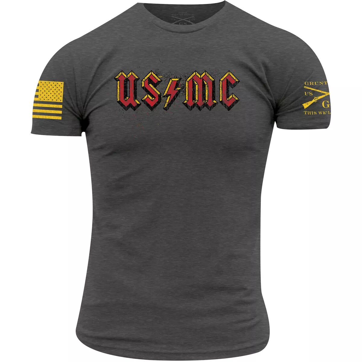 New ProduGrunt Style USMC - Rock T-Shirt - Grayct product image (1)