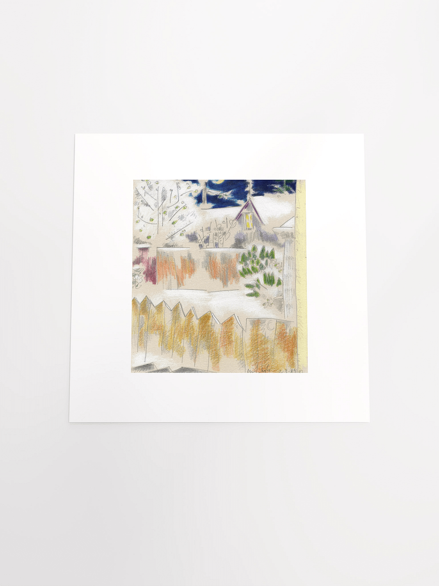 Snow on Fences 02.03.89 print product image (5)