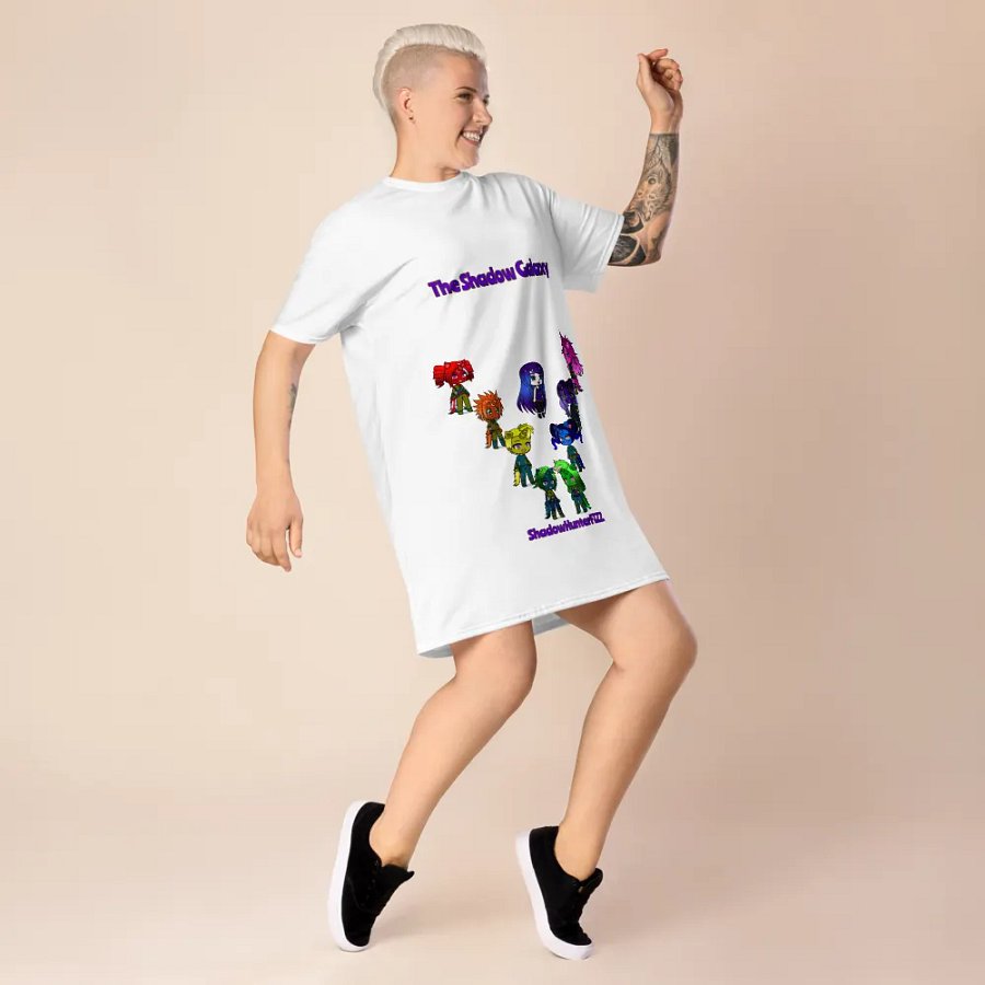 The Shadow Galaxy (Shadow Unicorns) T-Shirt Dress product image (7)