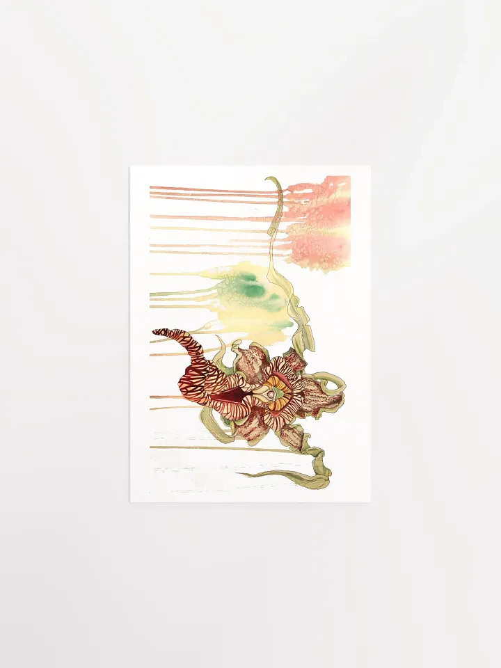 Orchid Vivid Matte Space Poster product image (5)