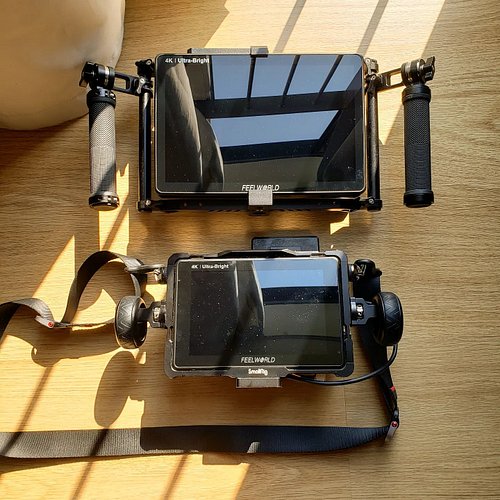 Size difference between 7 inch and 10.1 inch monitor. Not extreme larger in holding, not a lot heavier, but more significantl...