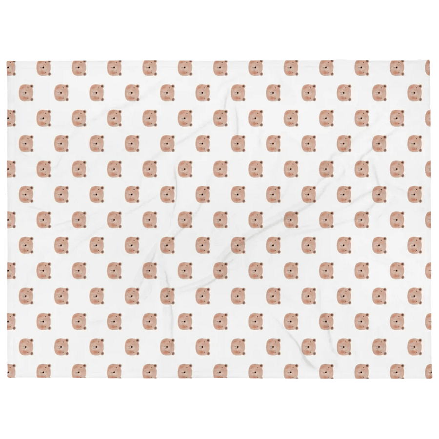Teddy Bear Whimsical Faces Throw Blanket product image (1)