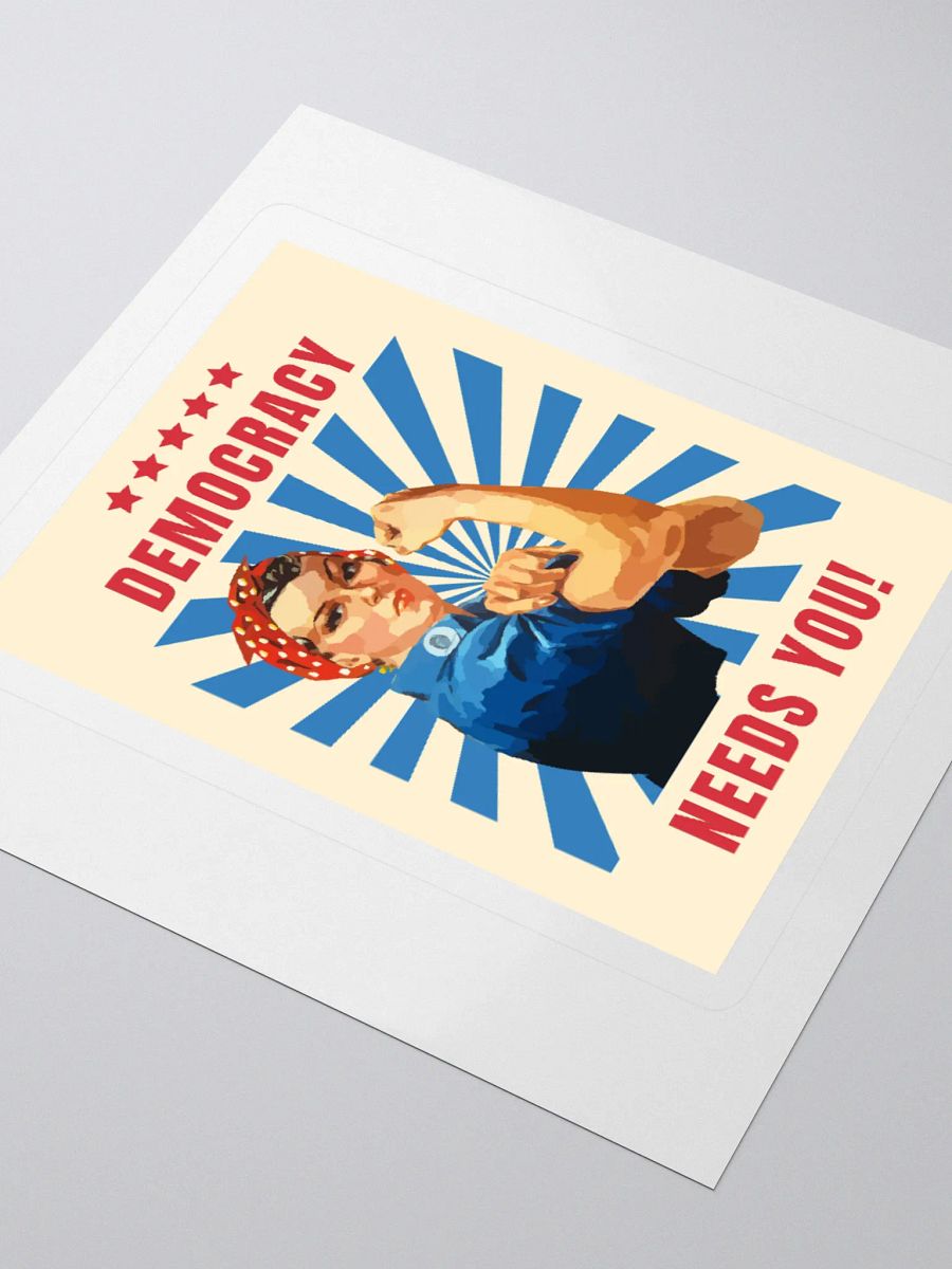 DEMOCRACY STICKER product image (10)