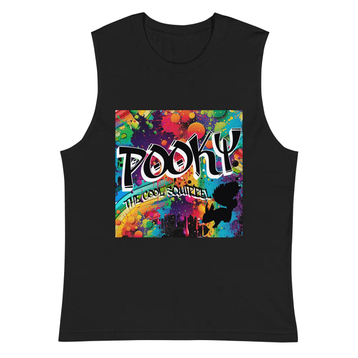POOKY Splatter Squirrel Muscle Tank product image (2)