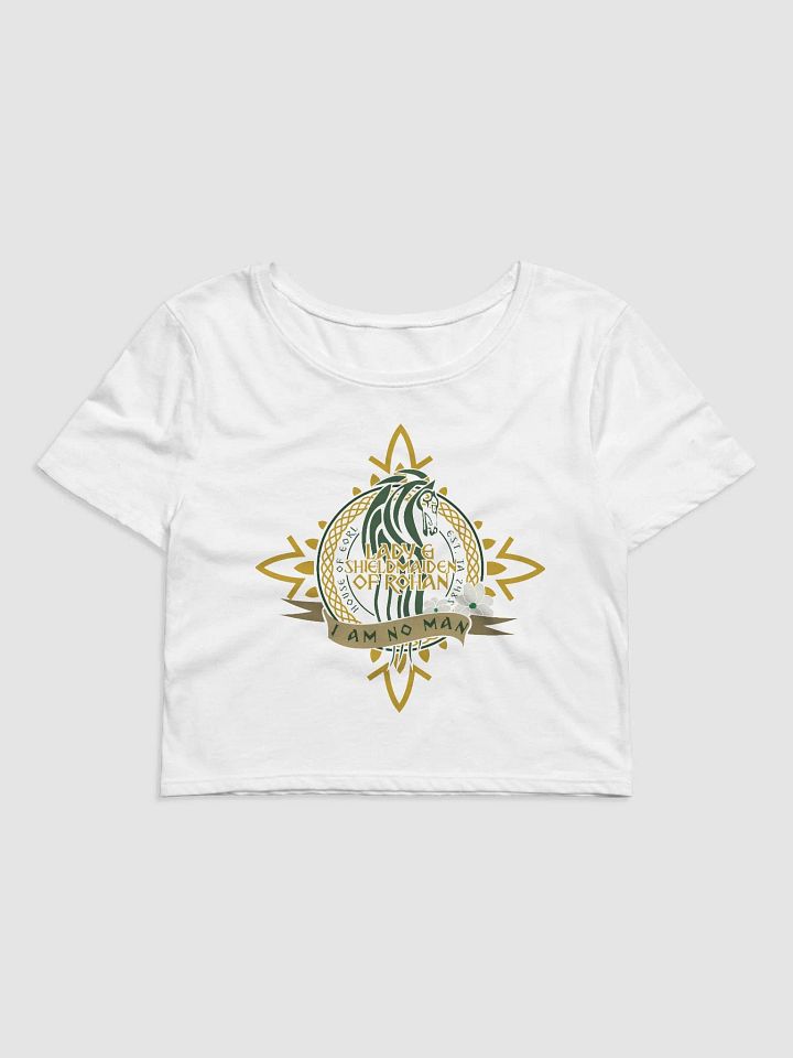 Lady & Shieldmaiden of Rohan Crop Top | Éowyn Quote product image (1)