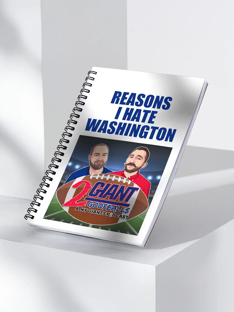 Reasons I Hate Washington Notebook product image (3)