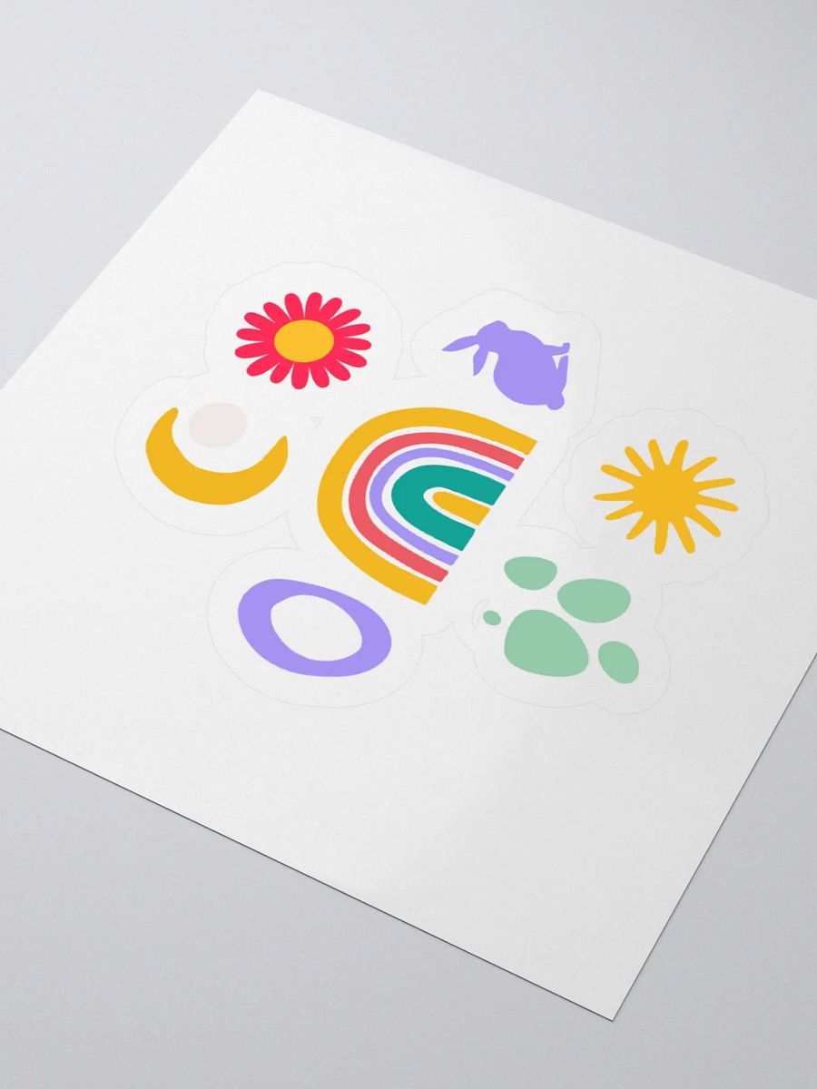 Whimsical Shapes Vinyl Stickers Set product image (9)
