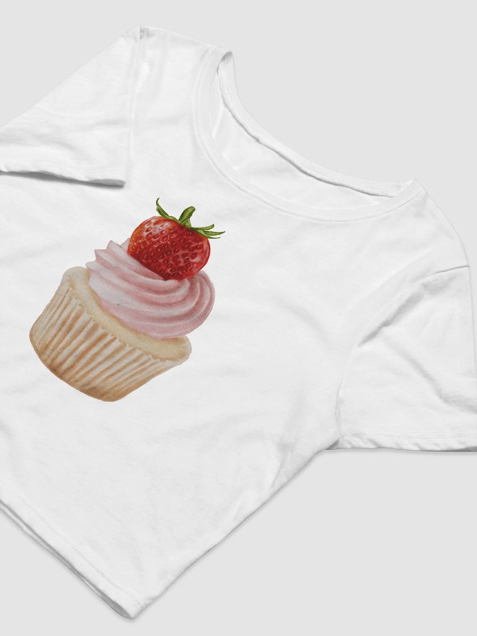 Cherry Cupcake Baby Tee product image (4)