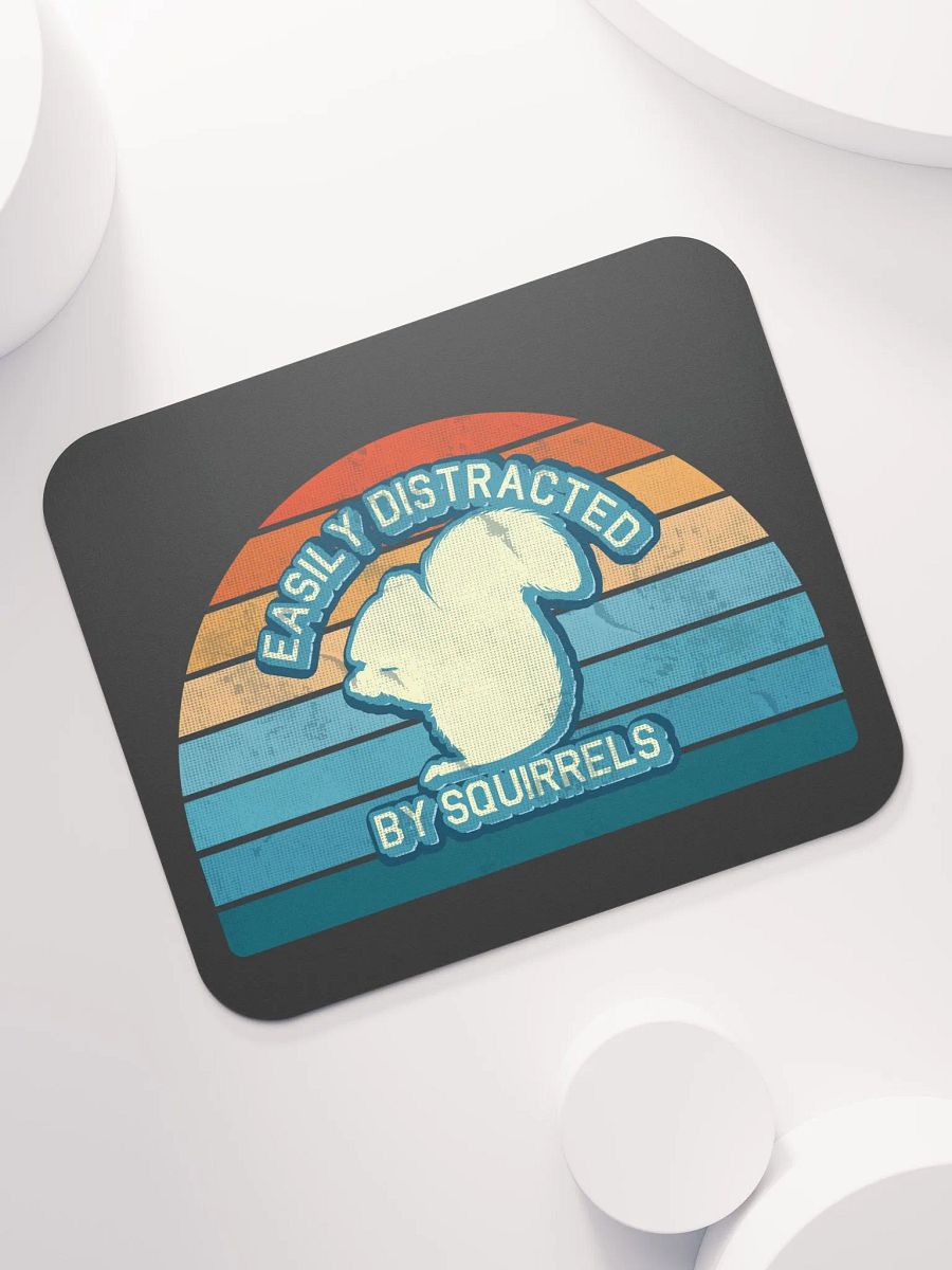 Retro Easily Distracted Mouse Pad product image (7)