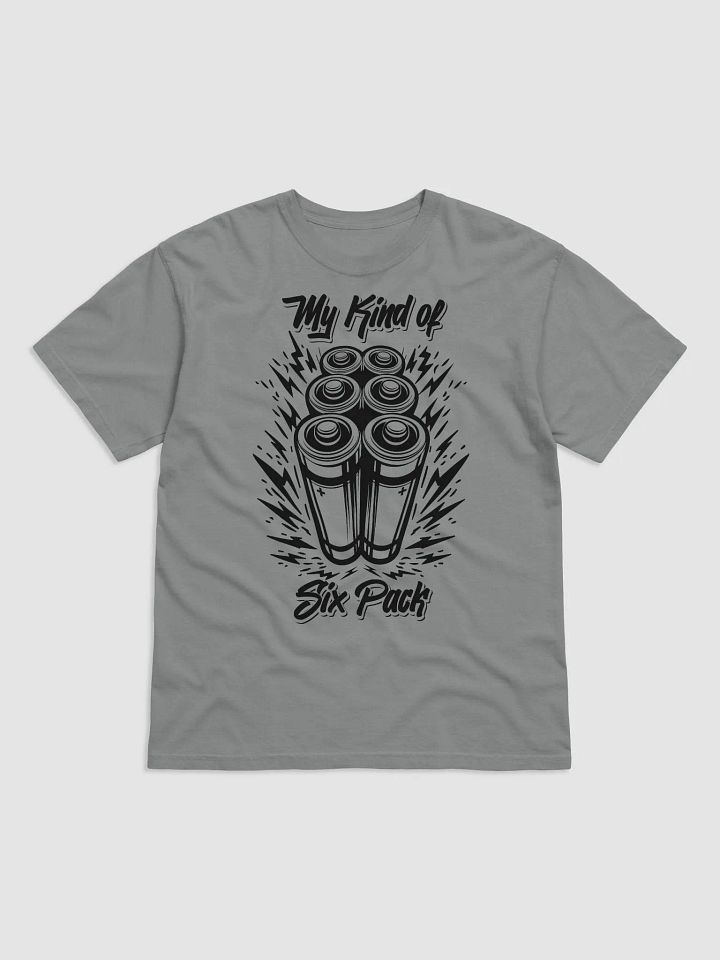 My Kind of Six Pack black heavyweight t-shirt product image (1)