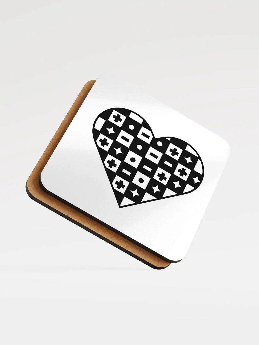 Checkered Heart Coaster product image (5)