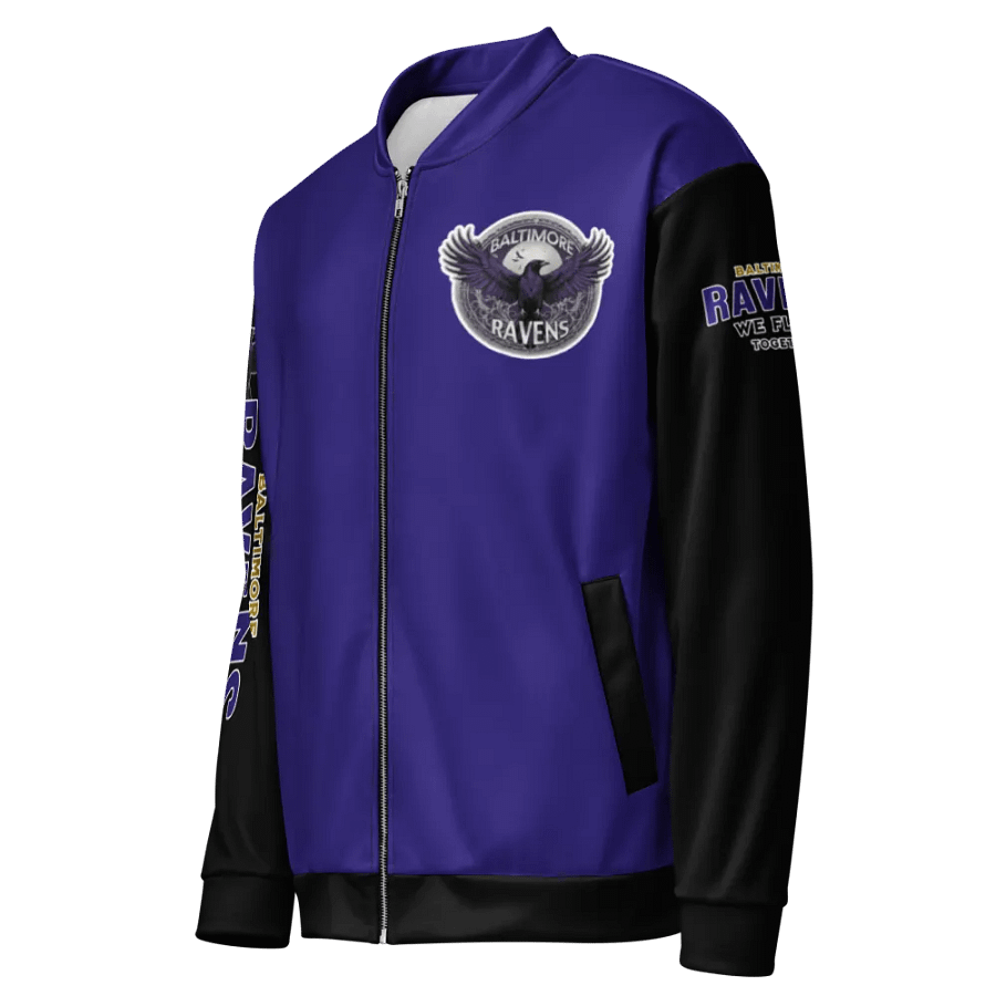 Baltimore Ravens | Fierce Winged Varsity Bomber Jacket | NFL Home Locker product image (3)