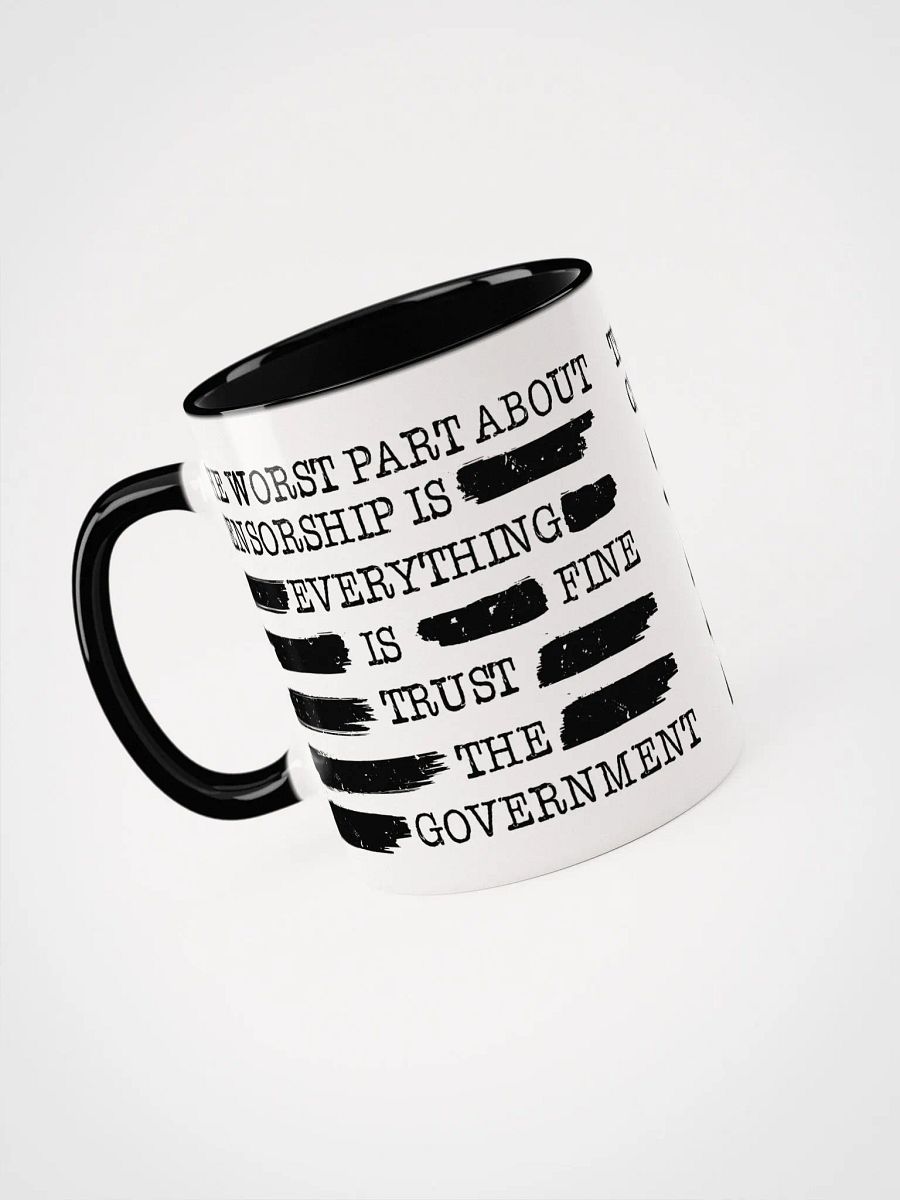 Trust The Government Censorship Mug product image (24)