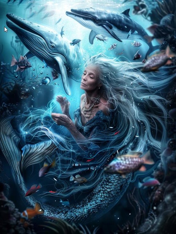 Elder mermaid - Digital download product image (1)
