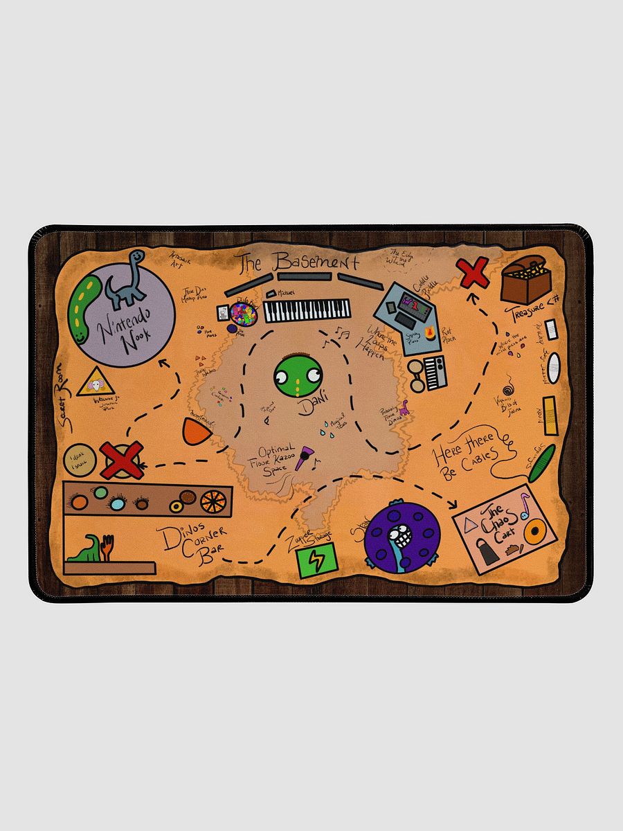 Basement Map Desk Mat product image (1)