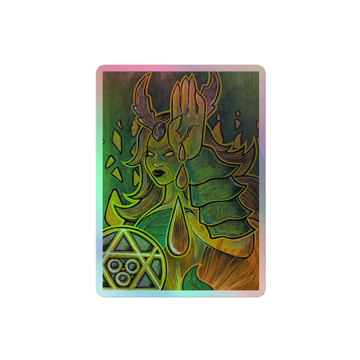 4" Holographic Sacrifice Sticker product image (1)