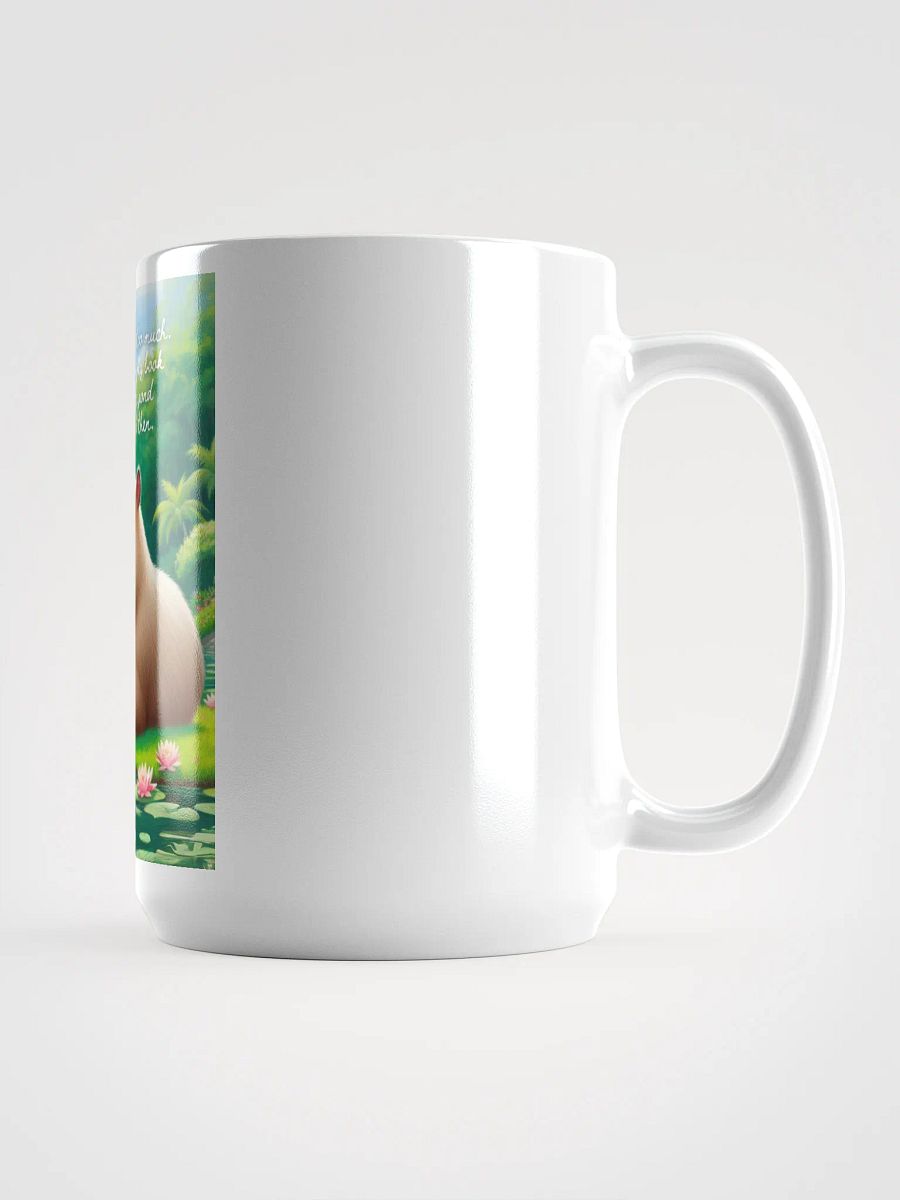 Capybara's Peaceful Advice Mug product image (1)