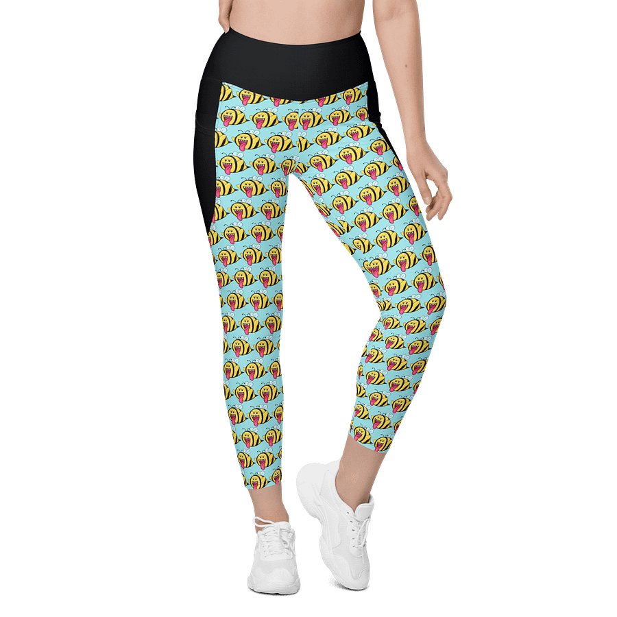 Boo-Bees Leggings w/Pockets (Blue) product image (1)