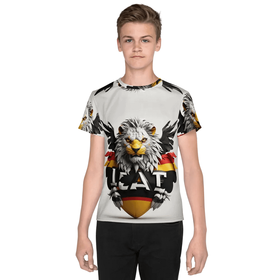 Angary lion football design product image (1)