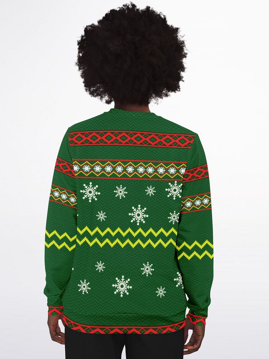 “Nice Until Proven Naughty” Santa Christmas Sweatshirt | Cool Santa Holiday Jumper | Sassy Unisex Party Outfit | Ugly Christmas Sweater Gift product image (6)