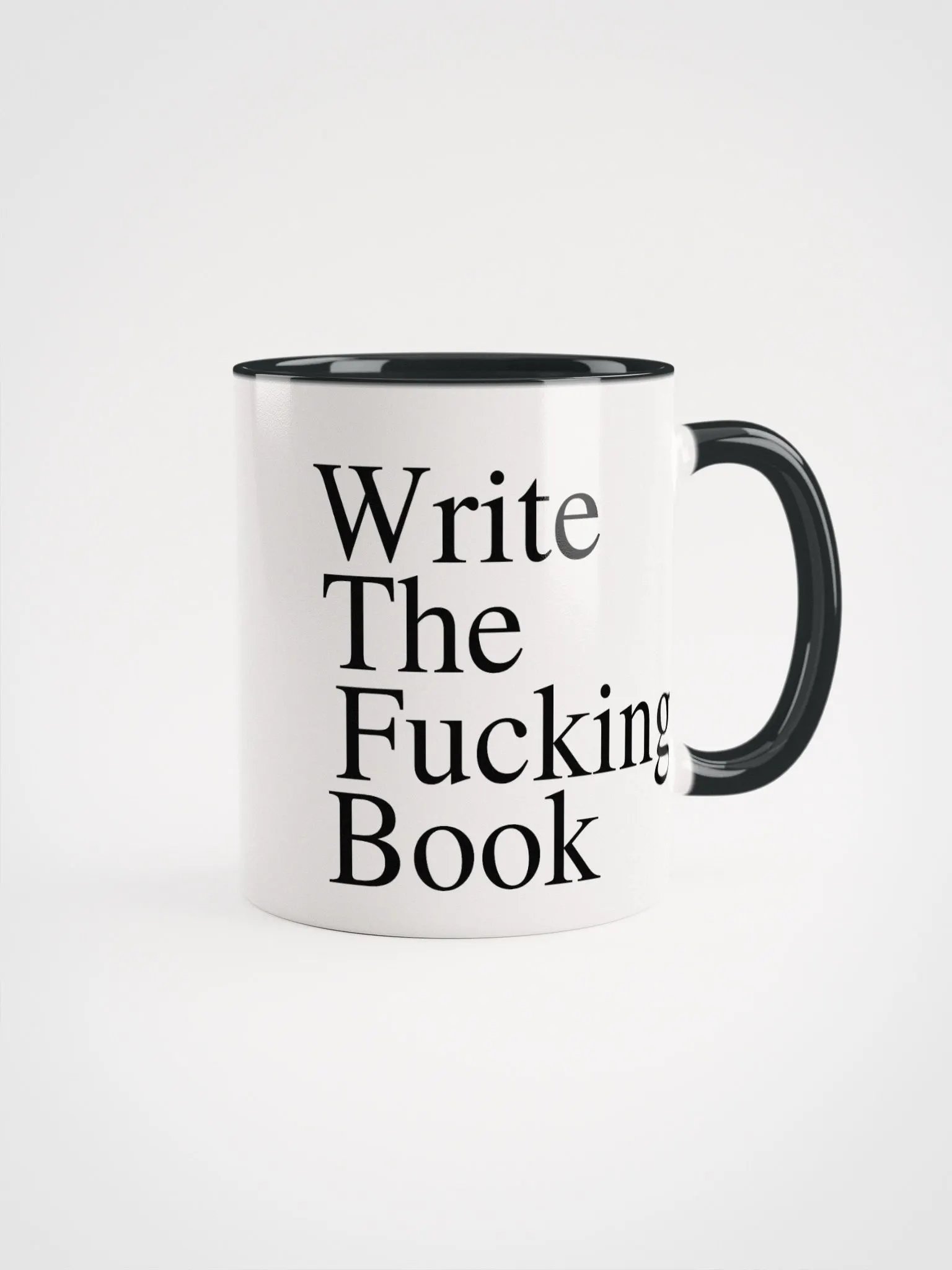 Write the Fucking Book Color Ceramic Mug product image (1)