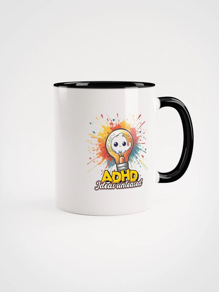 ADHD Ideas Unleashed Ceramic Mug with Color Inside product image (7)