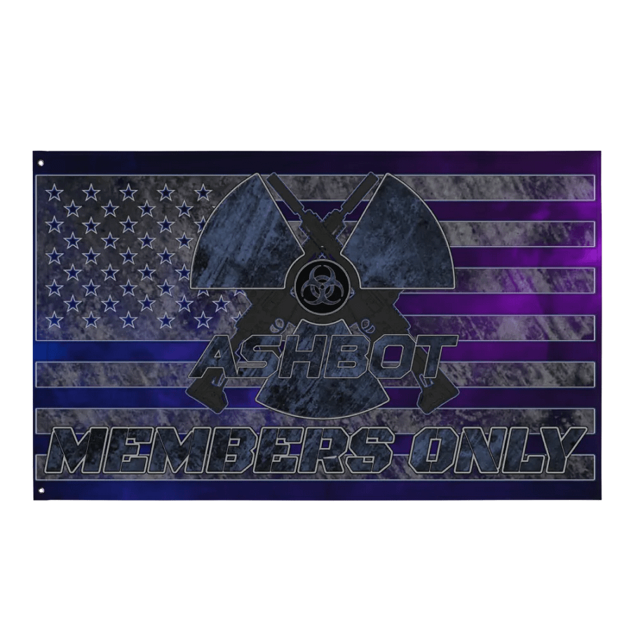 ASHBOT Members Only Flag product image (1)