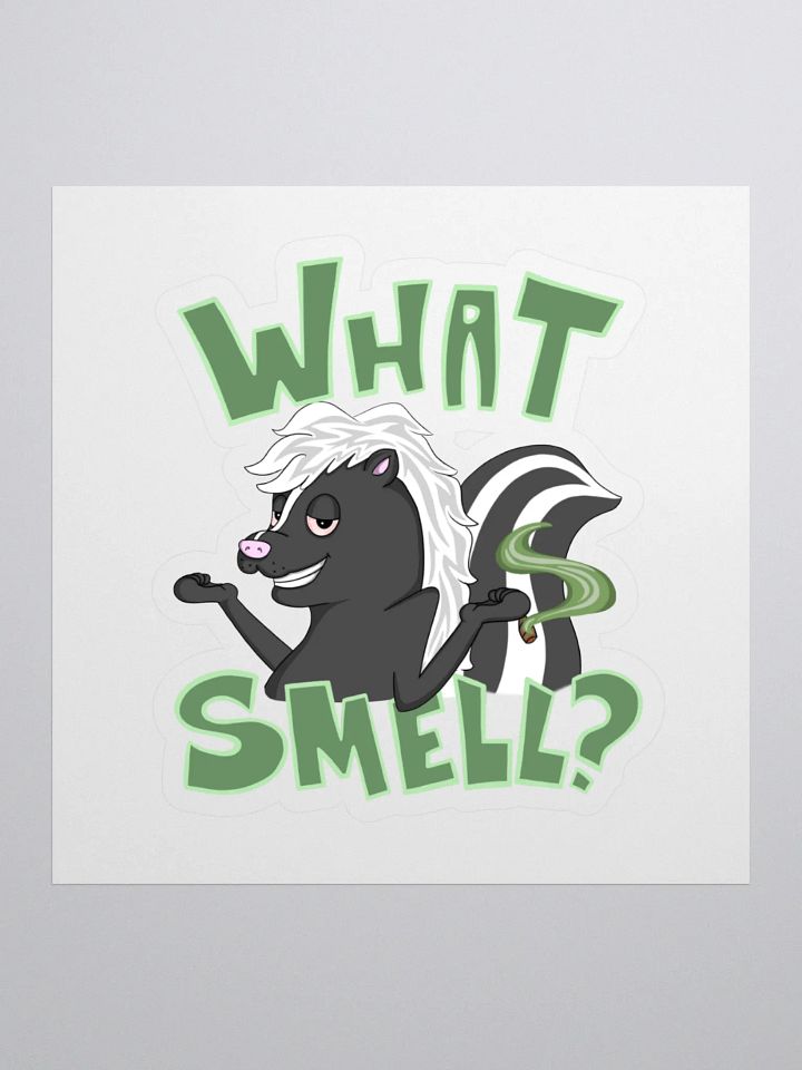 Something Smells Skunky! Sticker product image (1)