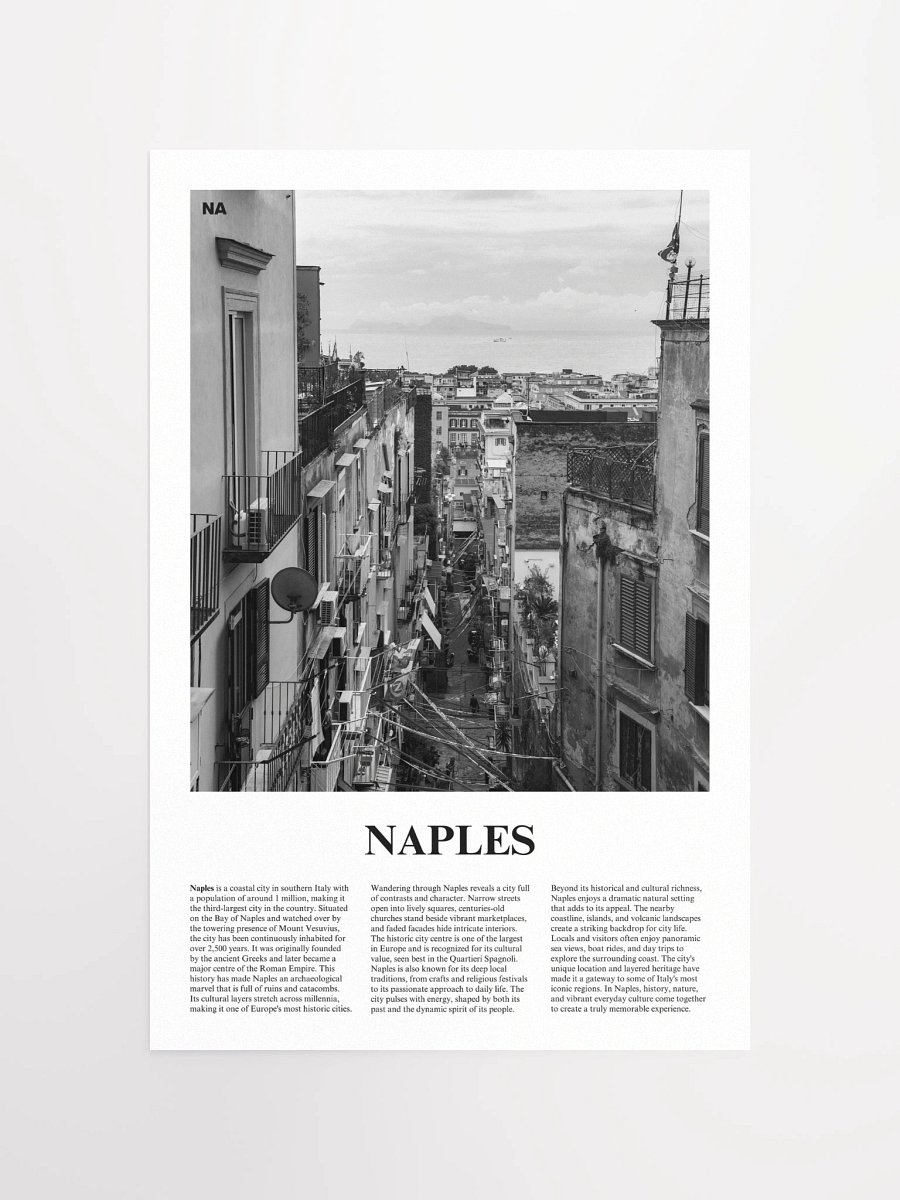 Naples 01 Newspaper Poster product image (5)