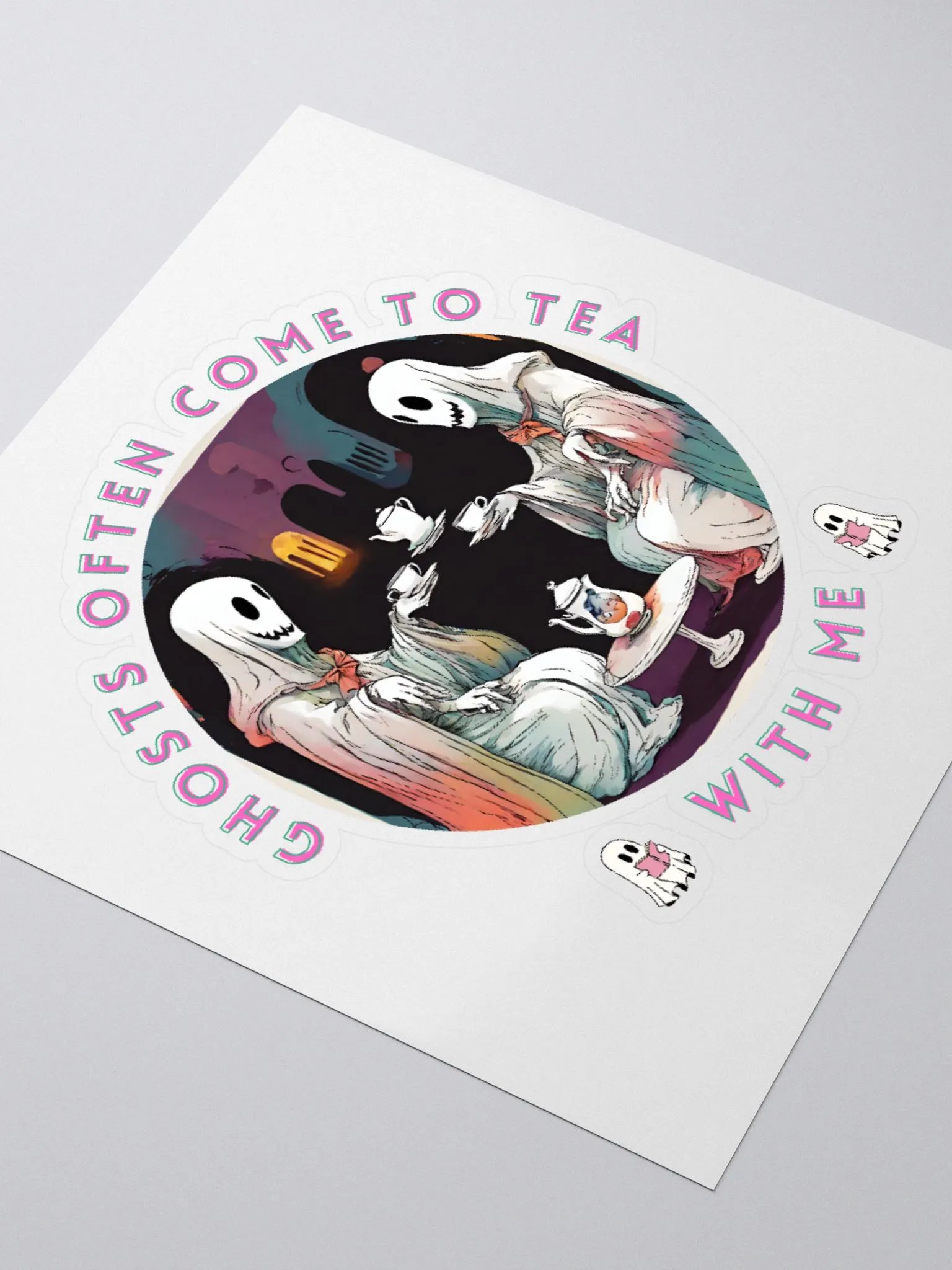 Ghosts Often Come to Tea With Me - Stickers product image (8)