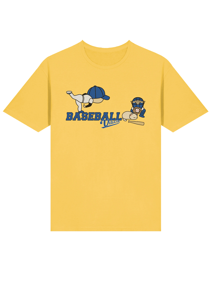 Baseball Cat (Baseball Vibes) - Unisex Adult Super Soft Lightweight T-shirt product image (1)