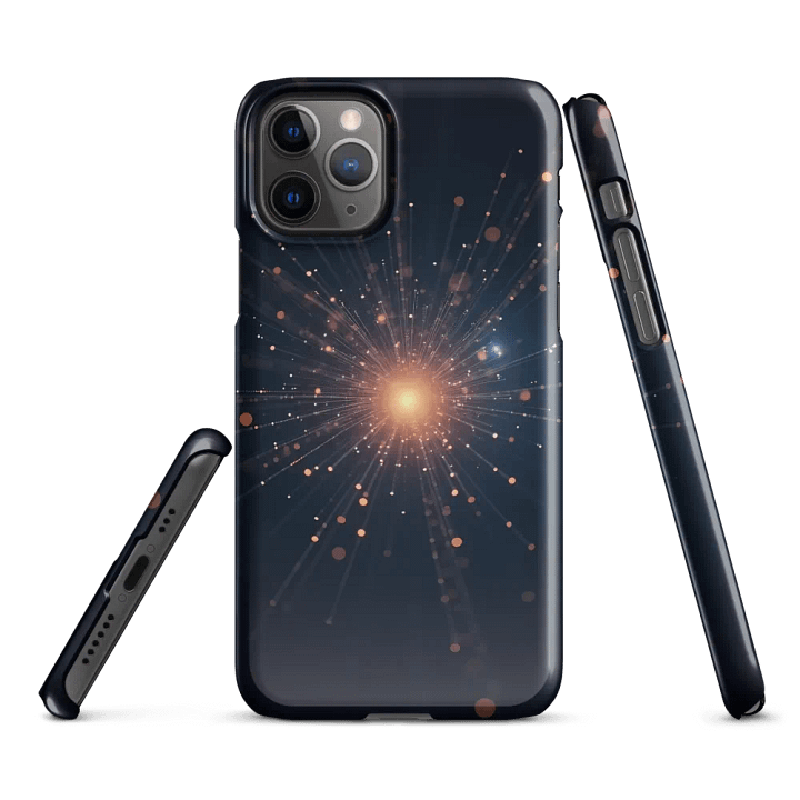 Snap Case for iPhone – Cosmic Light Outburst product image (3)