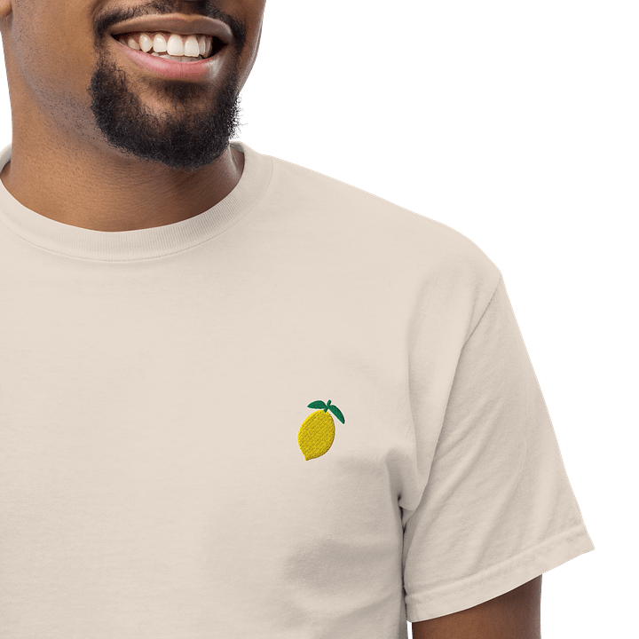 Embroidered Yellow Lemon T-Shirt product image (1)
