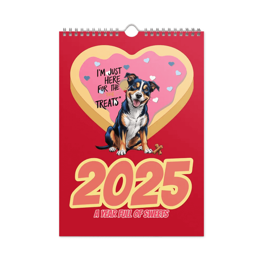 I'M YUST HERE FOR THE TREATS 2025 Calendar product image (1)