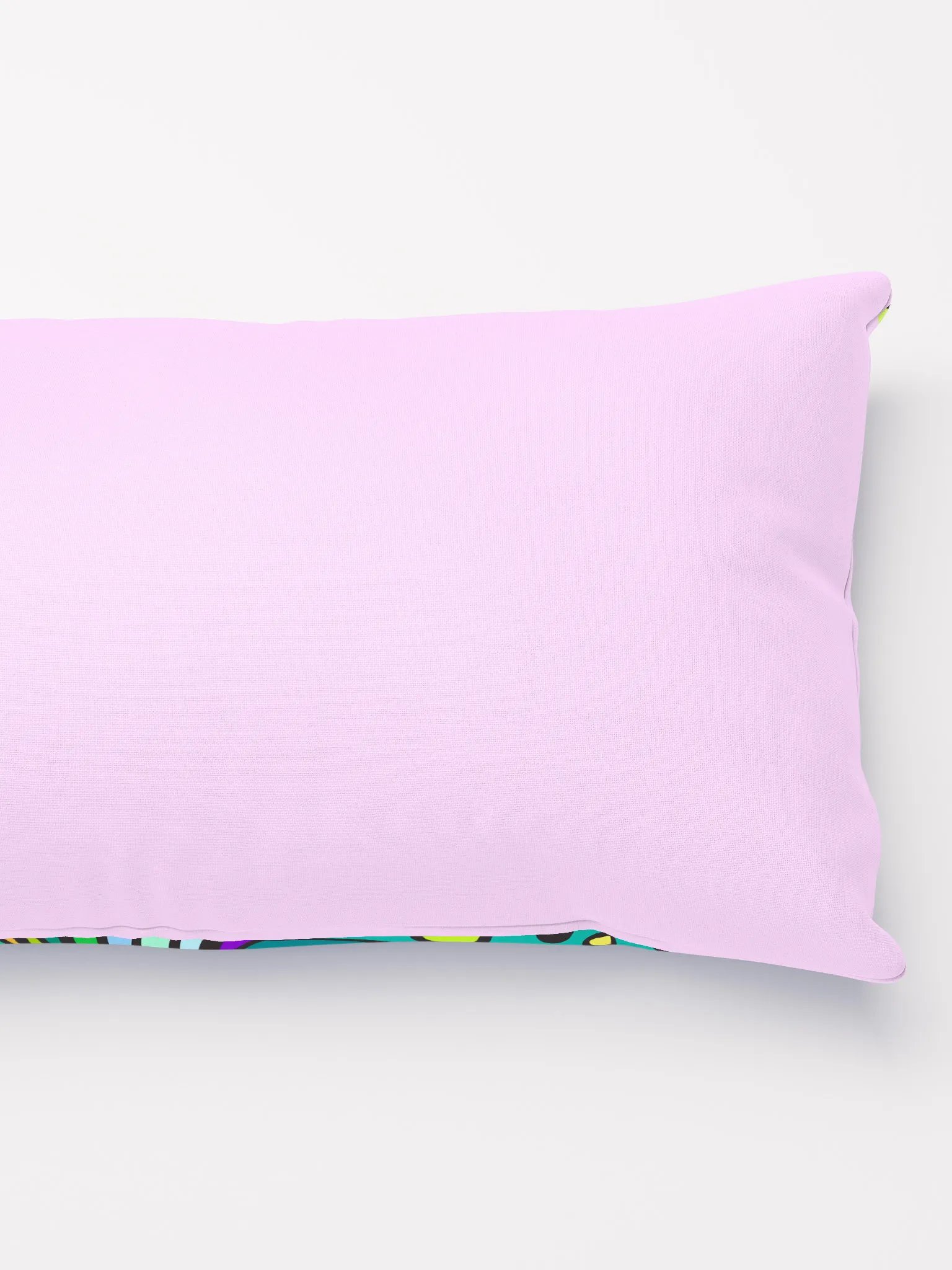 Tranquil Green All-Over Print Pillow – Wave at Sunset product image (2)