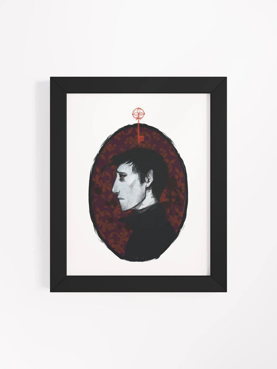 Melancholic Muse Framed Art Print product image (4)