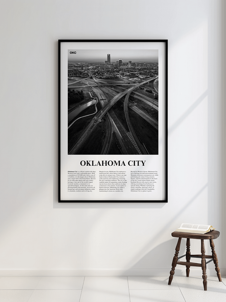 Oklahoma City 02 Newspaper Poster product image (2)