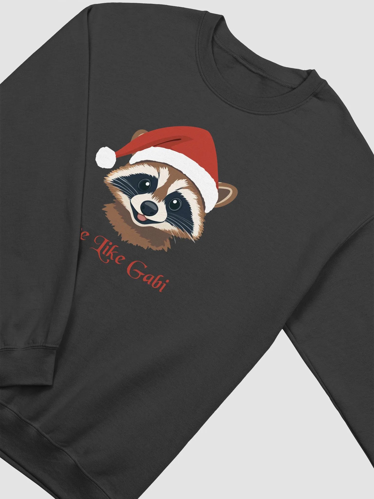 Santa Raccoon Crewneck Sweatshirt product image (2)