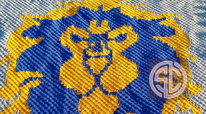 WoW inspired Alliance Afghan 🐑 product image (2)