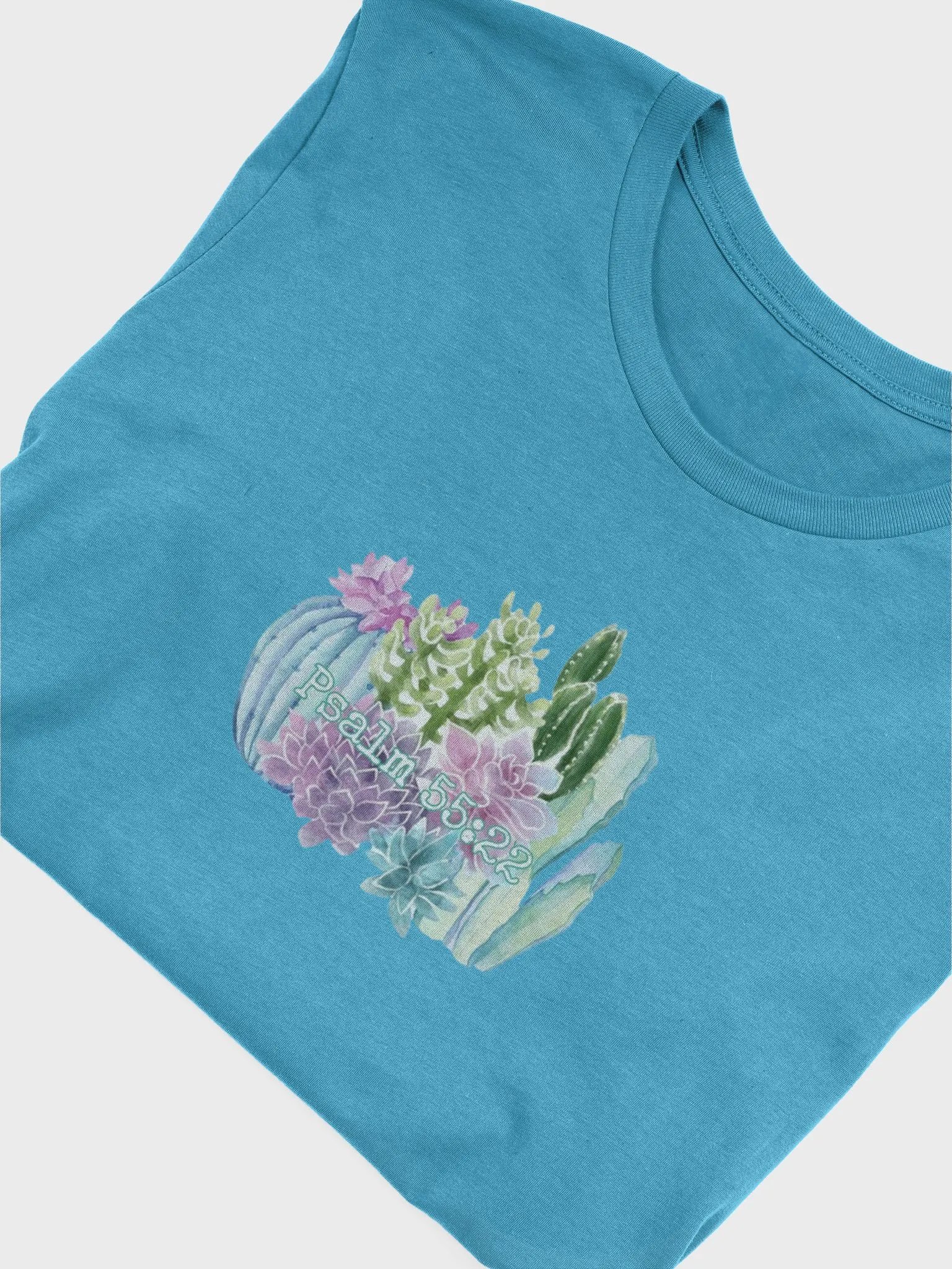 Psalms 55:22 Cactus T-shirt product image (51)