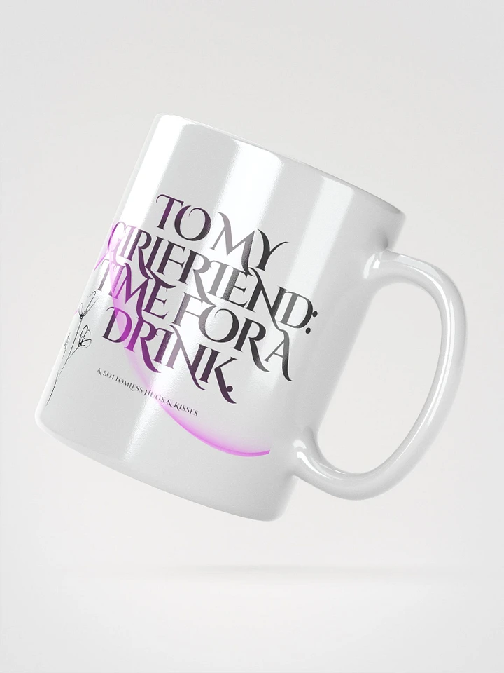 Girlfriend Time for a Drink Floral Coffee Mug product image (4)