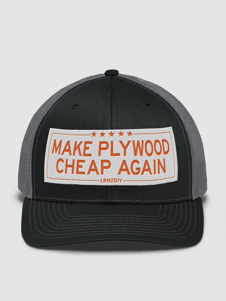 Make Plywood Cheap Again Mesh Trucker Hat product image (4)