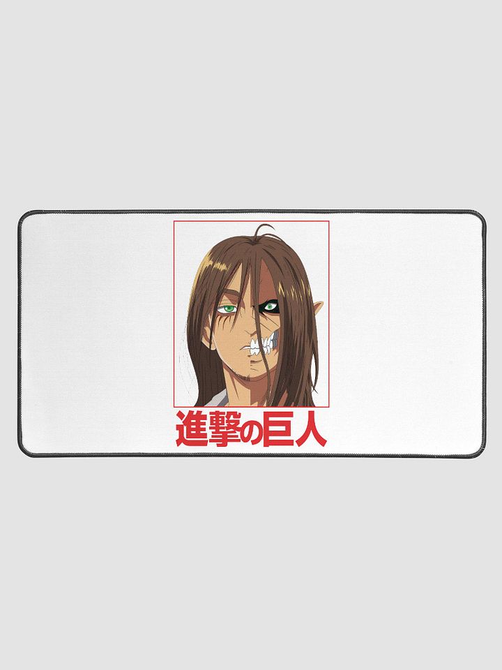 Eren Yeager Half Titan Transformation Art Desk Mat product image (1)