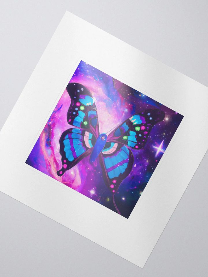 Cute Galactic Butterfly Sigma Sticker product image (2)