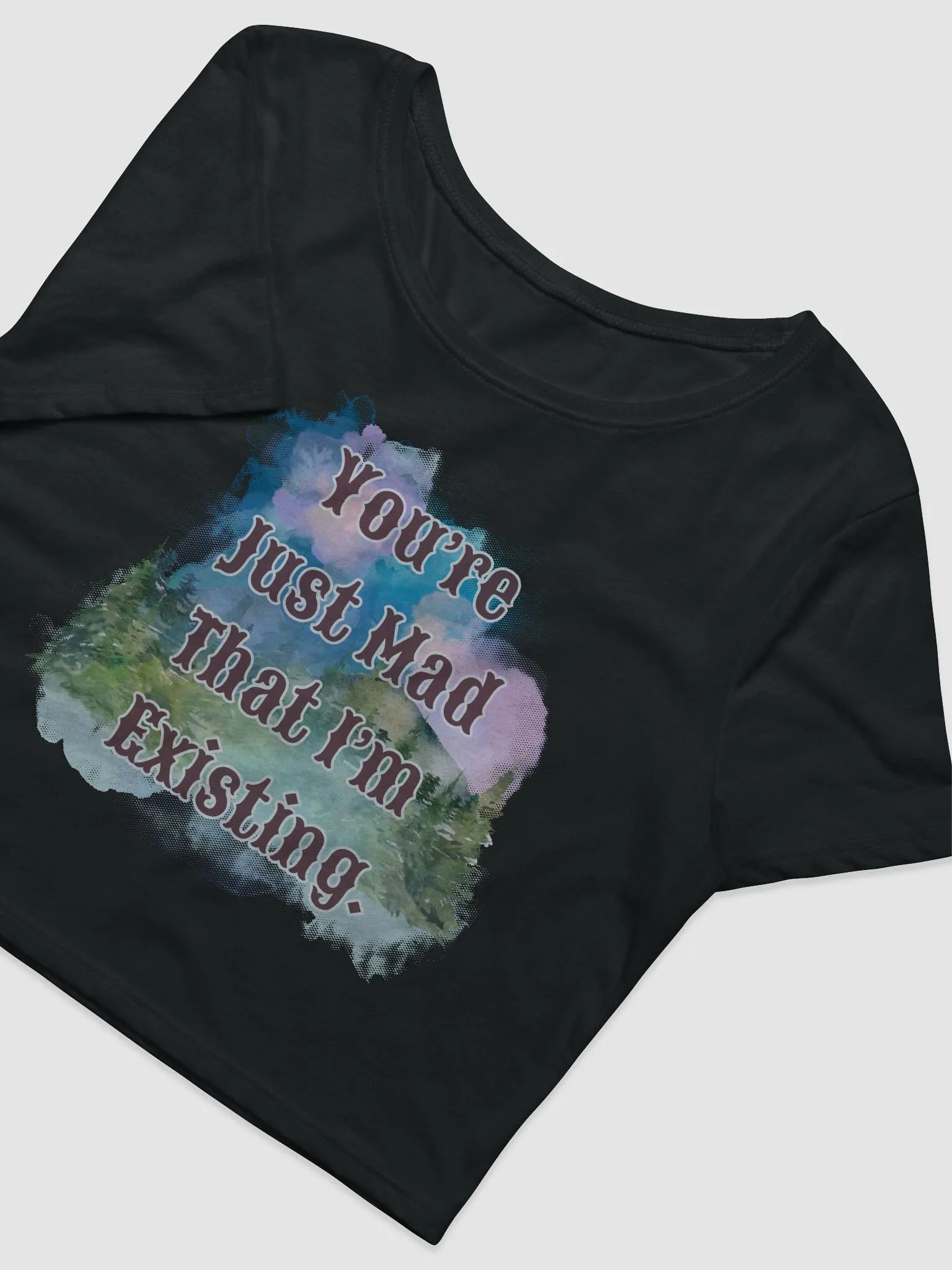 I'm Existing Woman's Crop Top product image (3)