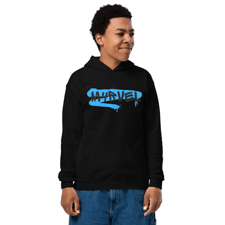 M4RVEL Graffiti Youth Hoodie product image (1)