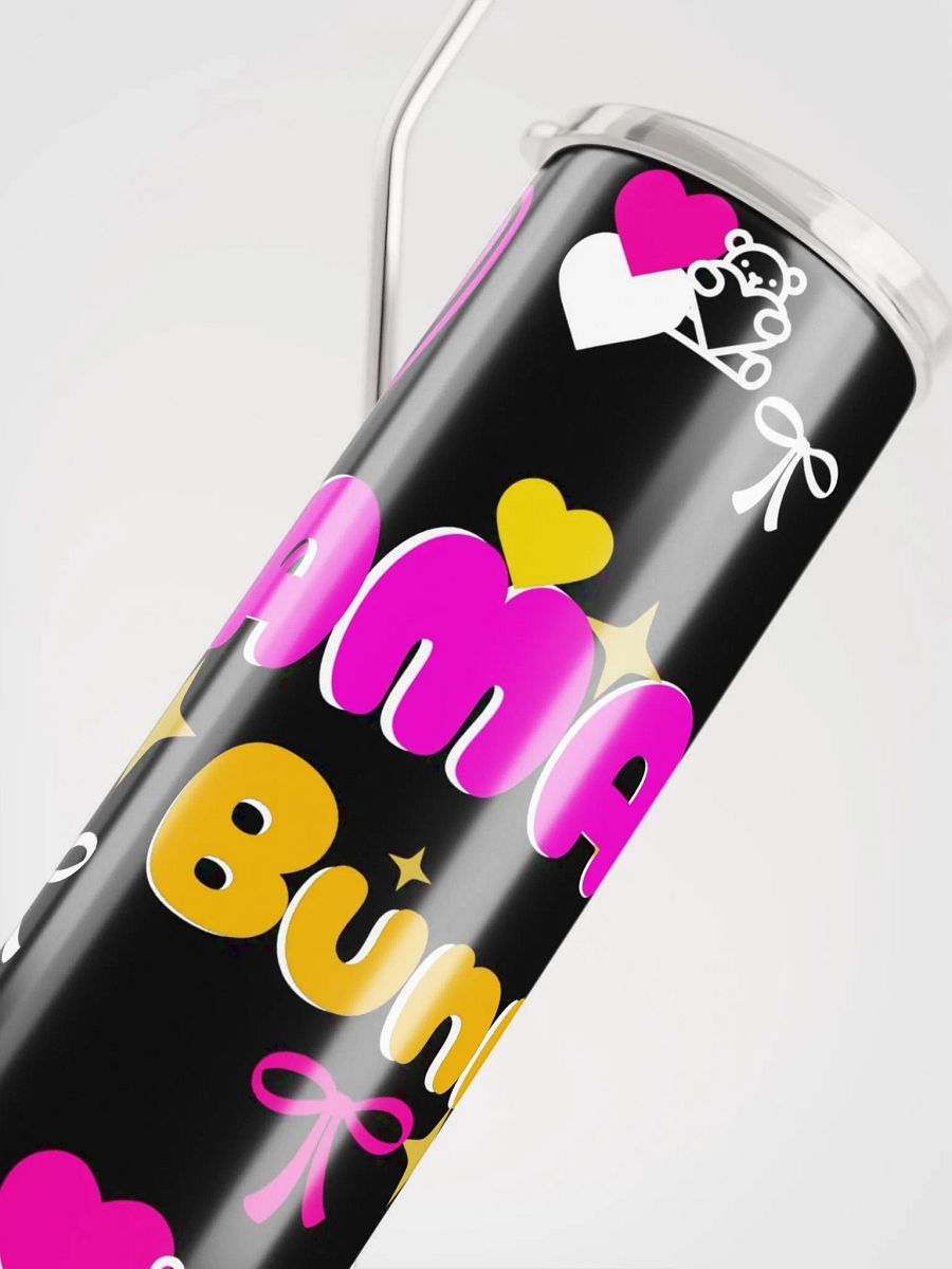 MAMA'S Bunny Stainless Steel Tumbler with reusable Straw, leak proof cup lid, Tumbler Mug Drinkware Flasks product image (4)