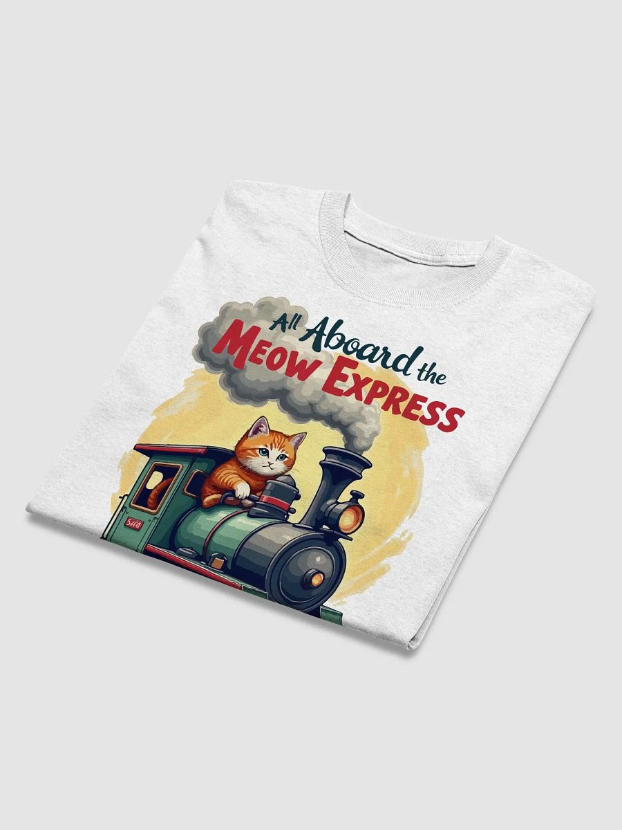 All Aboard the Meow Express T-Shirt product image (3)